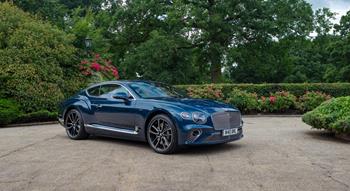 Colour , Blue Image type , Static Angle , Front 3/4 Current Models , Continental GT , Continental GT Azure 