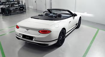 Colour , Blanc Angle , 3/4 Arrière General , Bentley Mulliner Current Models , Continental GT Convertible , Continental GT Convertible 