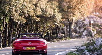 Colour , Red Image type , Action Angle , Rear V8 Current Models , Continental GT Convertible , Continental GT Convertible 