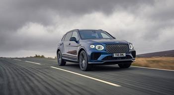 Colour , Blue Image type , Action Angle , Front 3/4 Current Models , Bentayga , Bentayga 