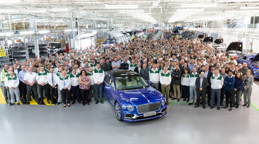 Bentley News 2019 Fertigung Des Brandneuen Bentley Flying Spur