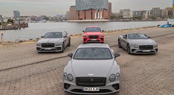 Colour , Silver/Grey Colour , Red Image type , Static Angle , Front Craftsmanship Performance Corporate , Innovation Corporate , Company Current Models , New Flying Spur , Flying Spur Current Models , Continental GT Convertible Current Models , Continental GT Current Models , New Bentayga 