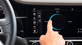 Bang & Olufsen BeoSonic interface in New Continental GT