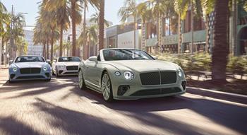 Colour , Green Colour , Blue Image type , Action Angle , Side/Profile Angle , Front 3/4 Angle , Front Craftsmanship Performance Lifestyle Mulliner Current Models , Continental GT Convertible , Continental GT Mulliner Convertible Current Models , Continental GT Convertible 