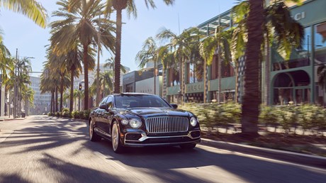 FLYING SPUR ELECTRIFIES IN BEVERLY HILLS