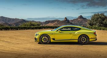 Continental , MY 2019 , Continental GT Colour , Green Image type , Static Angle , Side/Profile Toy Box , Pikes Peak Continental GT Mulliner Current Models , Continental GT , Continental GT 