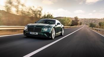Colour , Green Image type , Action Angle , Front 3/4 Performance Current Models , Continental GT , Continental GT Speed Current Models , Continental GT 