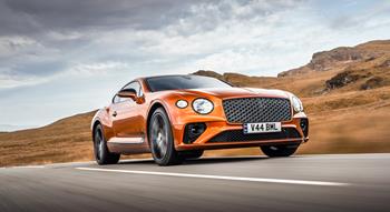 Colour , Orange Image type , Action Angle , Front 3/4 Angle , Front Performance Mulliner Corporate , Innovation Corporate , Bentley Factory Archive Models , Continental GT , Continental GT Archive Models , Continental GT Current Models , Continental GT , Continental GT Mulliner  Current Models , Continental GT , Continental GT Current Models , Continental GT 