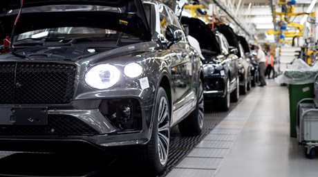 PRODUCTION OF BENTLEY'S NEW BENTAYGA NOW UNDERWAY AS CAPACITY INCREASES 