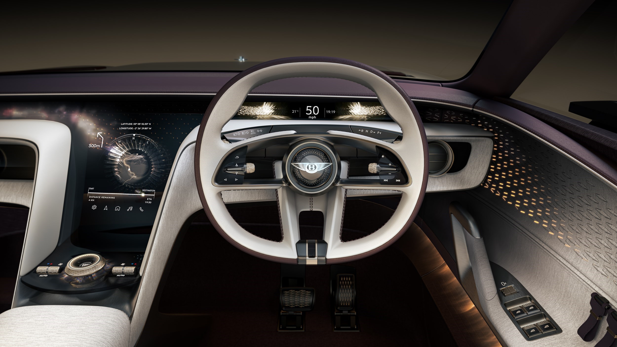 volante salpicadero interior Bentley EXP 15 Concept Car | EUROPA COCHE