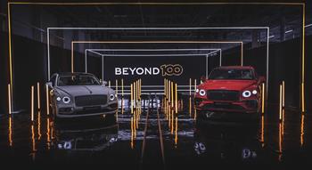 Colour , Silver/Grey Colour , Red Image type , Static Angle , Front Corporate , Beyond100 Hybrid V8 Archive Models , Bentayga Current Models , Flying Spur , Flying Spur Current Models , Flying Spur 