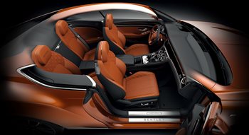 First, Continental, Continental GT, GT, Orange, first edition, interior, four seat