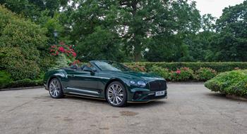 Colour , Green Image type , Static Angle , Front 3/4 Current Models , Continental GT Convertible , Continental GT Convertible Speed 