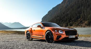 Colour , Orange Image type , Static Angle , Front 3/4 Current Models , Continental GT , Continental GT 