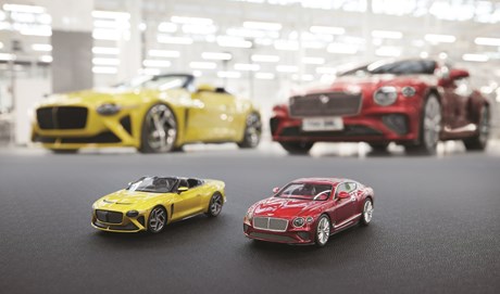 BENTLEY’S SOLD OUT BACALAR AND CONTINENTAL GT SPEED NOW AVAILABLE IN 1:43 MINIATURE
