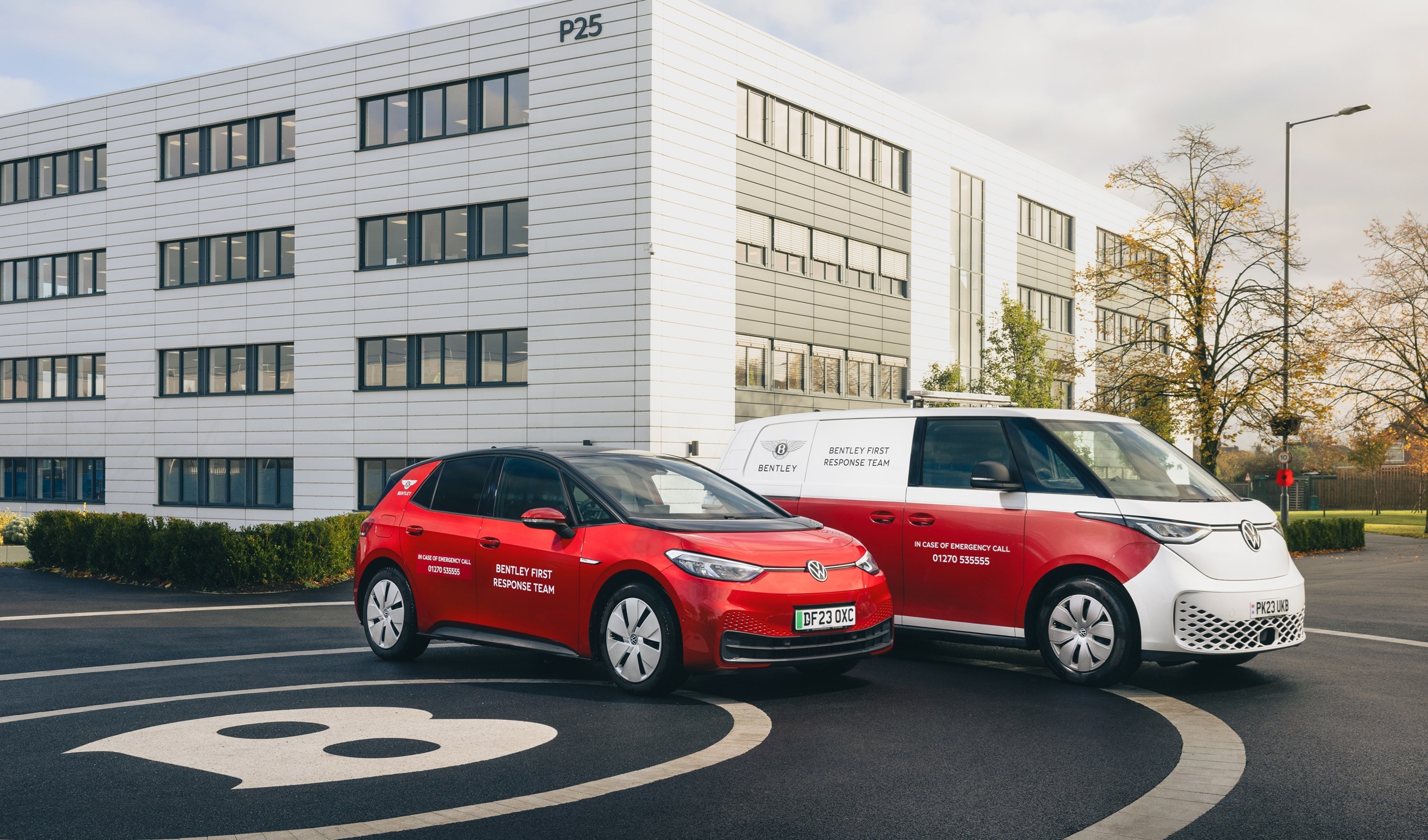BENTLEY MOTORS INTRODUCES FIRST FULLY ELECTRIC FIRST RESPONSE TEAM VEHICLES AT ITS CREWE SITE