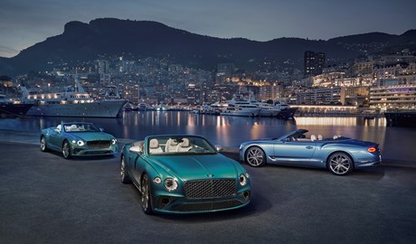 EXCLUSIVE BENTLEY MULLINER TRIO OF GT CONVERTIBLE RIVIERA COLLECTION TO CELEBRATE THE BEST OF THE YACHTING INDUSTRY