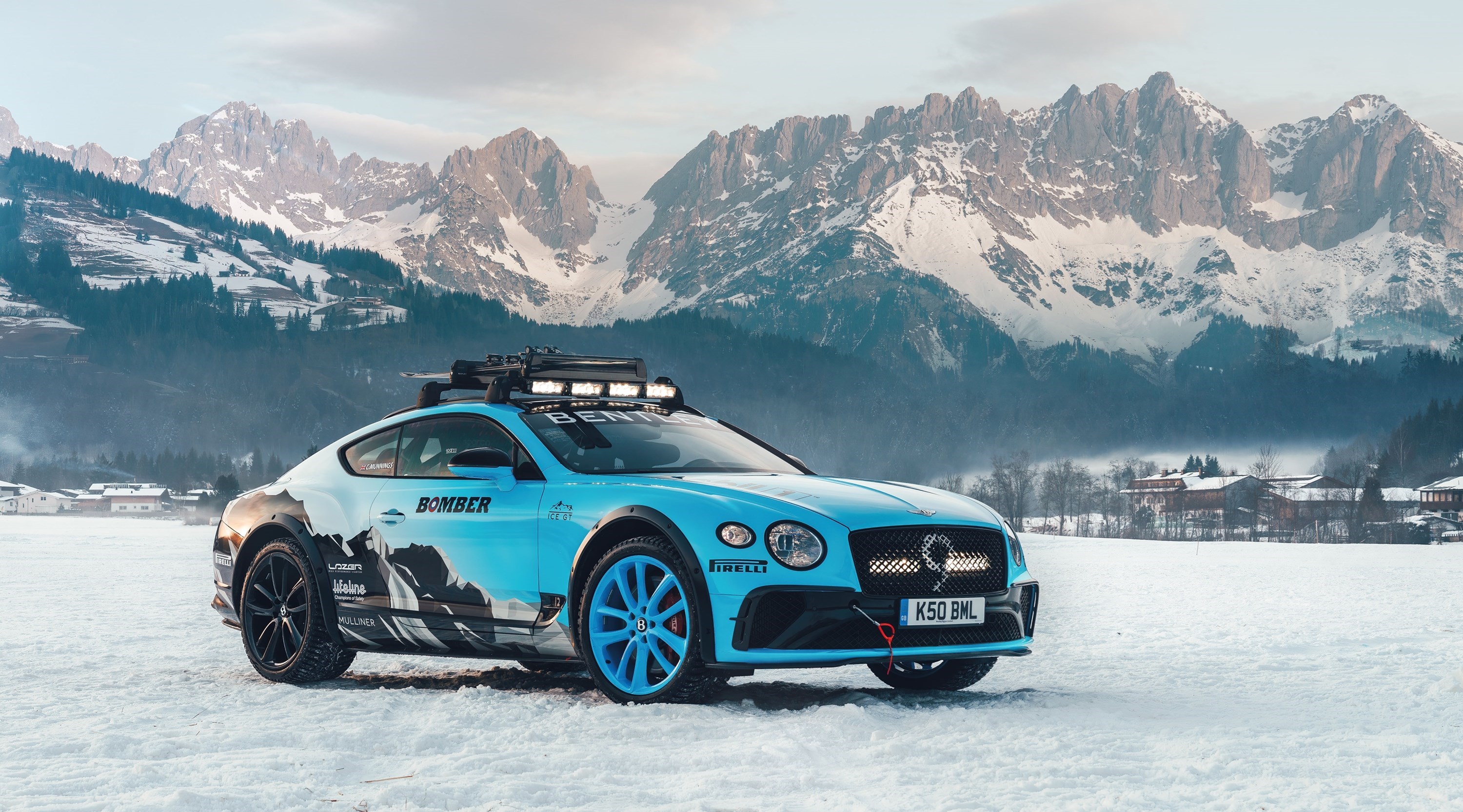 BENTLEY CONTINENTAL GT GETS A GRIP AT THE GP ICE RACE