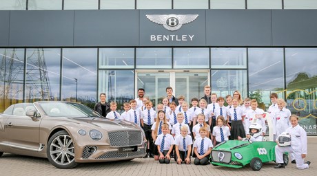 BENTLEY MOTORS PARTNERS WITH LOCAL PRIMARY SCHOOL TO COMPETE IN ELECTRIC KIT CAR COMPETITION