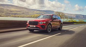 Colour , Red Image type , Action Angle , Front 3/4 General , Performance Current Models , Bentayga , Bentayga S Bentayga Model Page Tag , Bentayga S Model Page Tag 