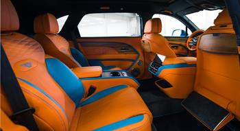 Colour , Orange Colour , Bleu Angle , Intérieur General , Bentley Mulliner Current Models , Bentayga EWB , Bentayga EWB 