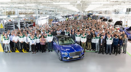 PRODUCTION OF ALL-NEW BENTLEY FLYING SPUR NOW UNDERWAY