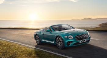 Image type , In Bewegung Angle , Front 3/4 Corporate , Unternehmen Current Models , Continental GT Convertible , Continental GT Convertible Azure Current Models , Continental GT Convertible 
