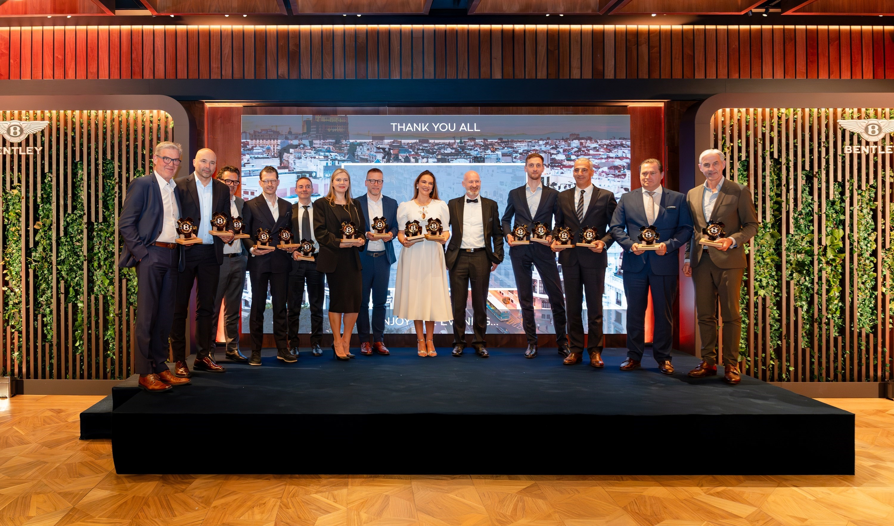 Bentley honours its European retailer network at the annual awards ceremony