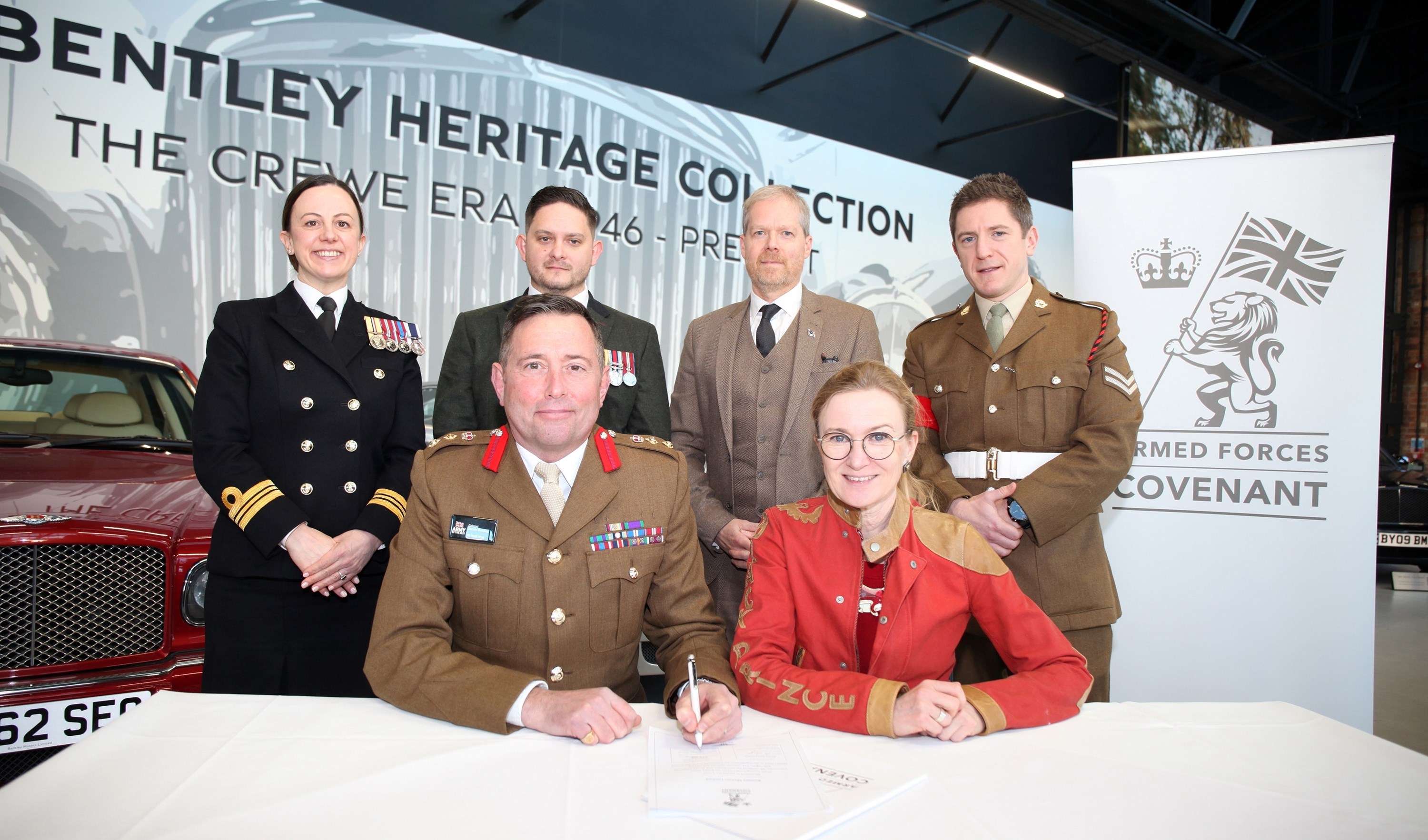 Bentley signs the Armed Forces Covenant as a testament of ongoing commitment