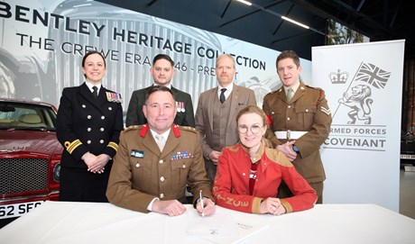 BENTLEY SIGNS THE ARMED FORCES COVENANT AS A TESTAMENT OF ONGOING COMMITMENT