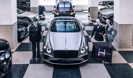 BENTLEY’S OLDEST RETAILER COLLABORATES WITH HUNTSMAN FOR SAVILE ROW CONCOURS